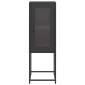 vidaXL Sideboard Μαύρο 36x39x107 cm από χάλυβα ψυχρής έλασης