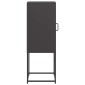 vidaXL Sideboard Μαύρο 36x39x107 cm από χάλυβα ψυχρής έλασης