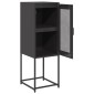 vidaXL Sideboard Μαύρο 36x39x107 cm από χάλυβα ψυχρής έλασης