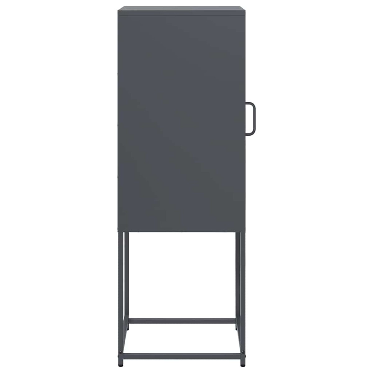vidaXL Sideboard Ανθρακί 36x39x107 cm Ατσάλι ψυχρής έλασης