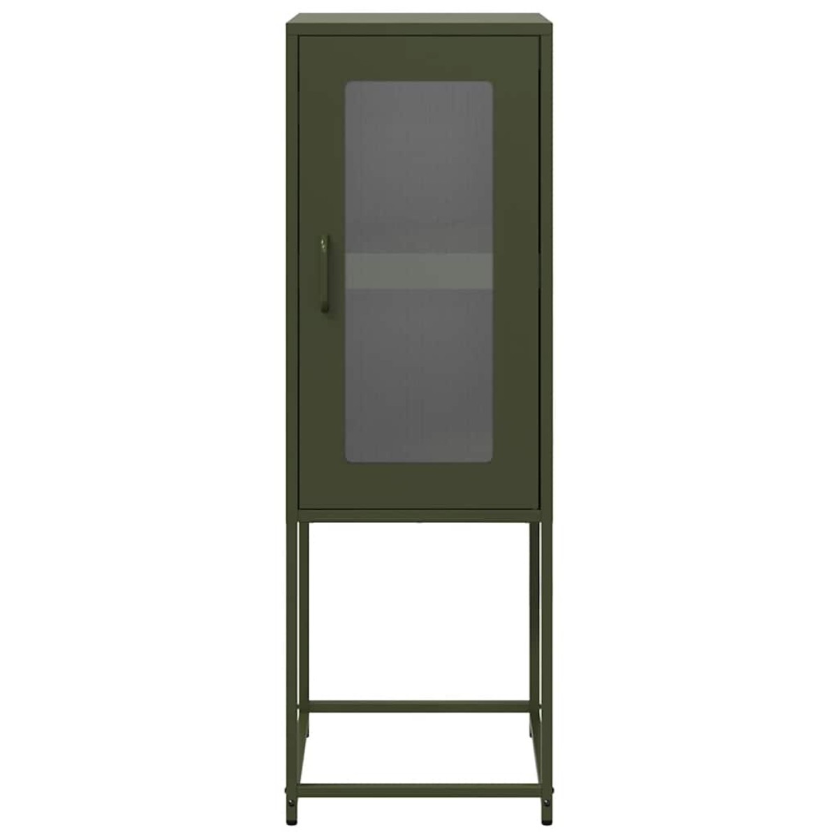 vidaXL Sideboard Ελαιοπράσινο 36x39x107 cm Ατσάλι ψυχρής έλασης