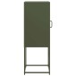 vidaXL Sideboard Ελαιοπράσινο 36x39x107 cm Ατσάλι ψυχρής έλασης