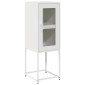 vidaXL Sideboard Λευκό 36x39x107 cm Ατσάλι ψυχρής έλασης
