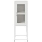 vidaXL Sideboard Λευκό 36x39x107 cm Ατσάλι ψυχρής έλασης