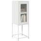 vidaXL Sideboard Λευκό 36x39x107 cm Ατσάλι ψυχρής έλασης
