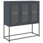 vidaXL Ντουλάπι Ανθρακί 100,5x39x107 εκ. από Χάλυβα Ψυχρής Έλασης