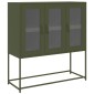 vidaXL Ντουλάπι Λαδί 100,5x39x107 εκ. από Χάλυβα Ψυχρής Έλασης