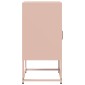 vidaXL Κομοδίνο ροζ 36x39x78 cm από χάλυβα ψυχρής έλασης