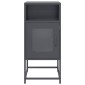 vidaXL Κομοδίνο ανθρακί 36x39x78 cm από χάλυβα ψυχρής έλασης