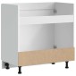 vidaXL Ντουλάπι βάσης νεροχύτη "Kalmar" Γκρι Sonoma 80x46x81,5 cm