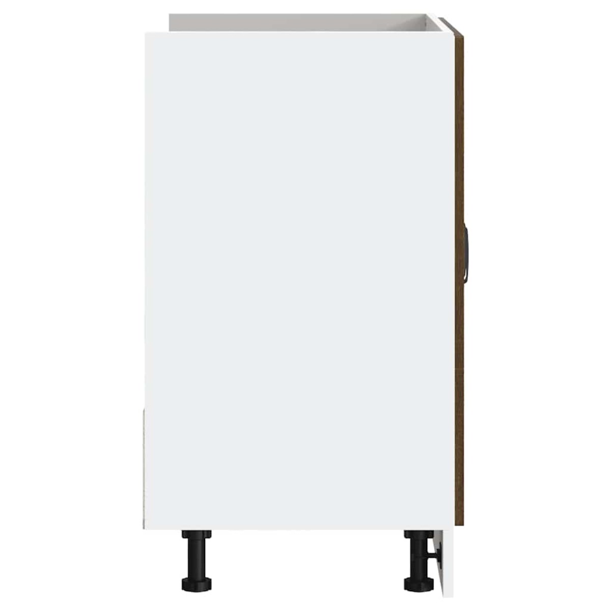 vidaXL Ντουλάπι βάσης νεροχύτη "Kalmar" Καφέ δρυς 80x46x81,5 cm