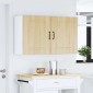 vidaXL Ντουλάπια Κουζίνας Τοίχου 2 τεμ. Kalmar από Ξύλο Sonoma Δρυς Μηχανικής Επεξεργασίας