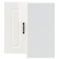 vidaXL Γωνιακό ντουλάπι τοίχου κουζίνας "Kalmar" High Gloss White