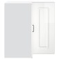 vidaXL Γωνιακό ντουλάπι τοίχου κουζίνας "Kalmar" High Gloss White
