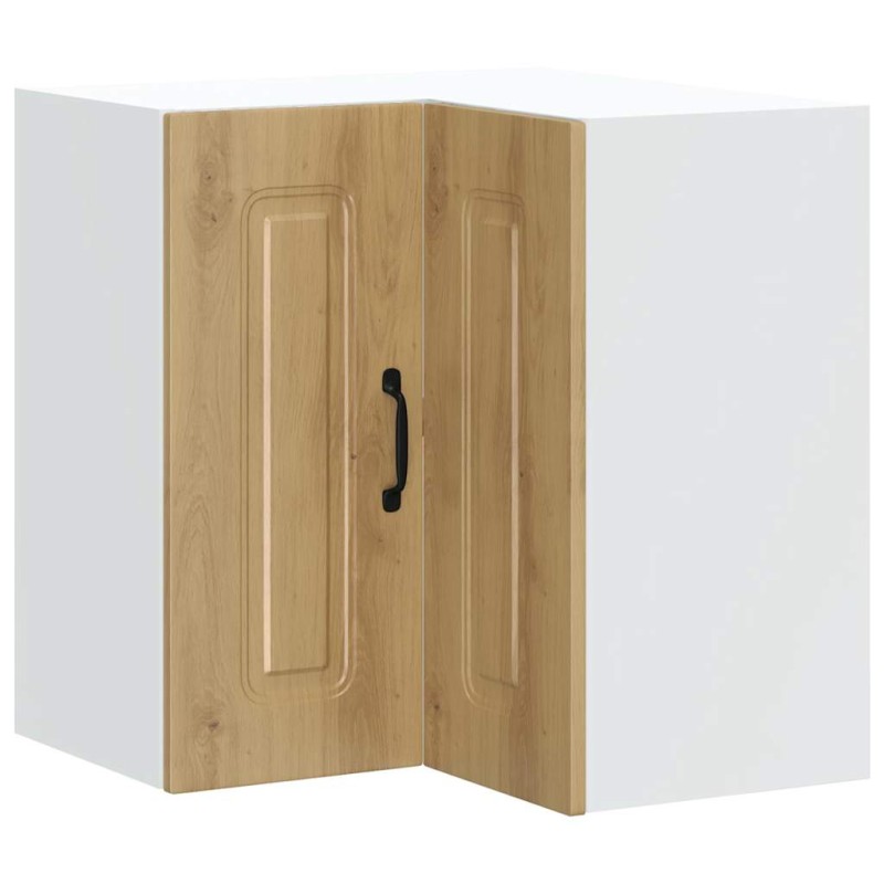 vidaXL Γωνιακό ντουλάπι κουζίνας "Kalmar" Artisan Oak Engineered Wood