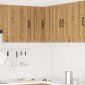 vidaXL Γωνιακό ντουλάπι κουζίνας "Kalmar" Artisan Oak Engineered Wood