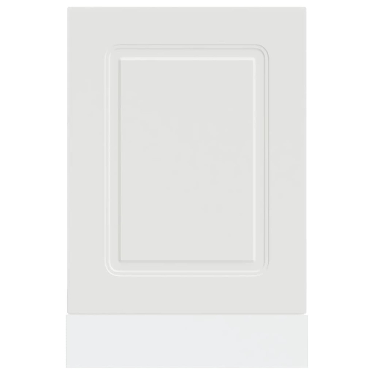vidaXL Πίνακας πλυντηρίου πιάτων Kalmar Λευκό 45x1,5x57 εκ.