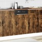 vidaXL Πίνακας πλυντηρίου πιάτων Kalmar 45x1,5x57 εκ. Καπνιστή βελανιδιά