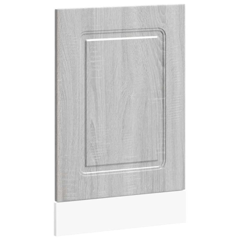 vidaXL Πίνακας πλυντηρίου πιάτων Kalmar Γκρι Sonoma 45x1,5x57 εκ.