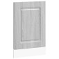 vidaXL Πίνακας πλυντηρίου πιάτων Kalmar Γκρι Sonoma 45x1,5x57 εκ.
