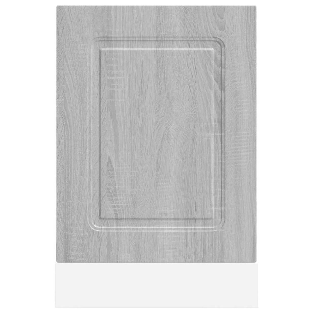 vidaXL Πίνακας πλυντηρίου πιάτων Kalmar Γκρι Sonoma 45x1,5x57 εκ.