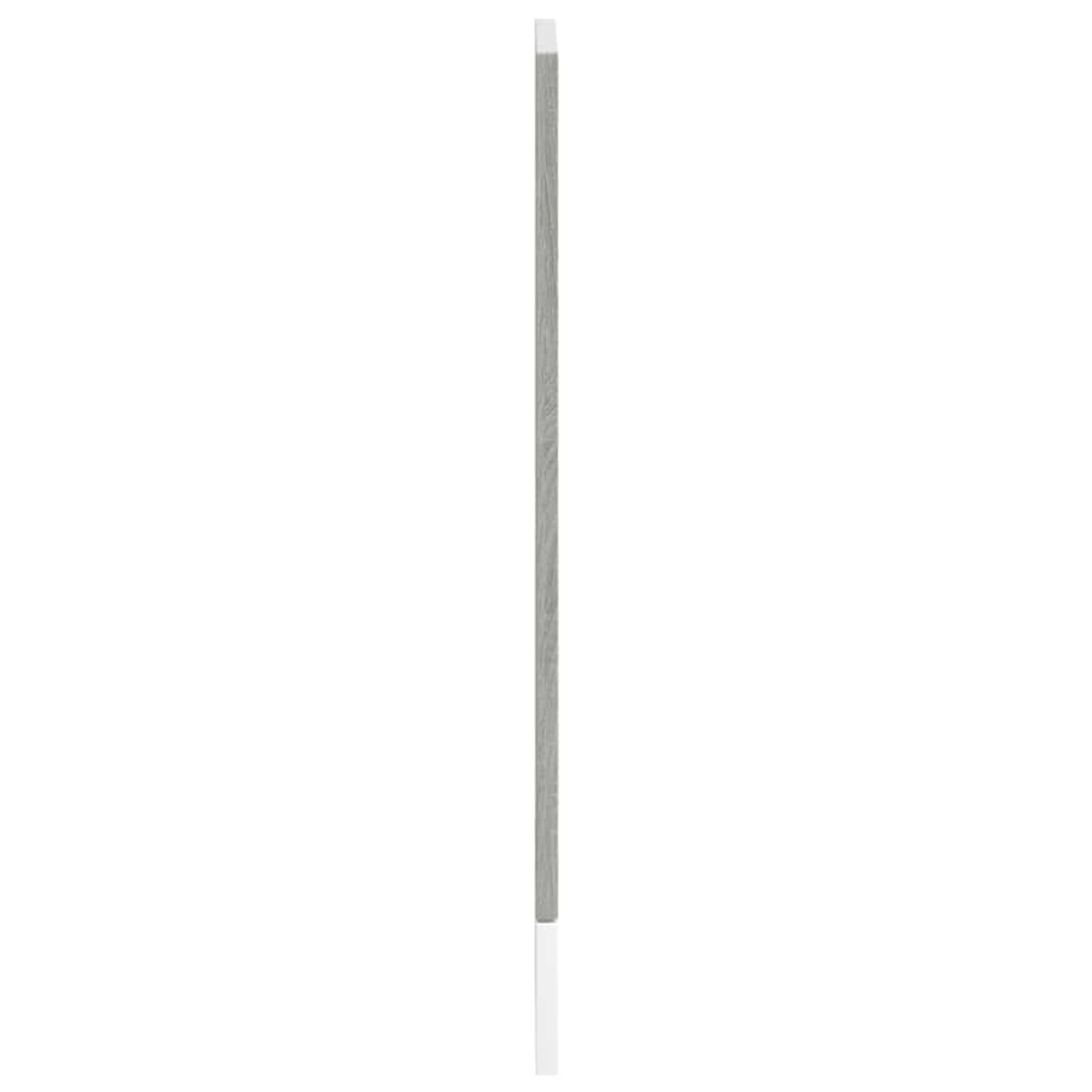 vidaXL Πίνακας πλυντηρίου πιάτων Kalmar Γκρι Sonoma 45x1,5x57 εκ.