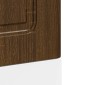 vidaXL Πίνακας πλυντηρίου πιάτων Kalmar Καφέ Δρυς 45x1,5x57 εκ.