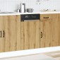 vidaXL Πίνακας πλυντηρίου πιάτων Kalmar Artisan Δρυς 45x1,5x57 εκ.