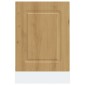 vidaXL Πίνακας πλυντηρίου πιάτων Kalmar Artisan Δρυς 45x1,5x57 εκ.