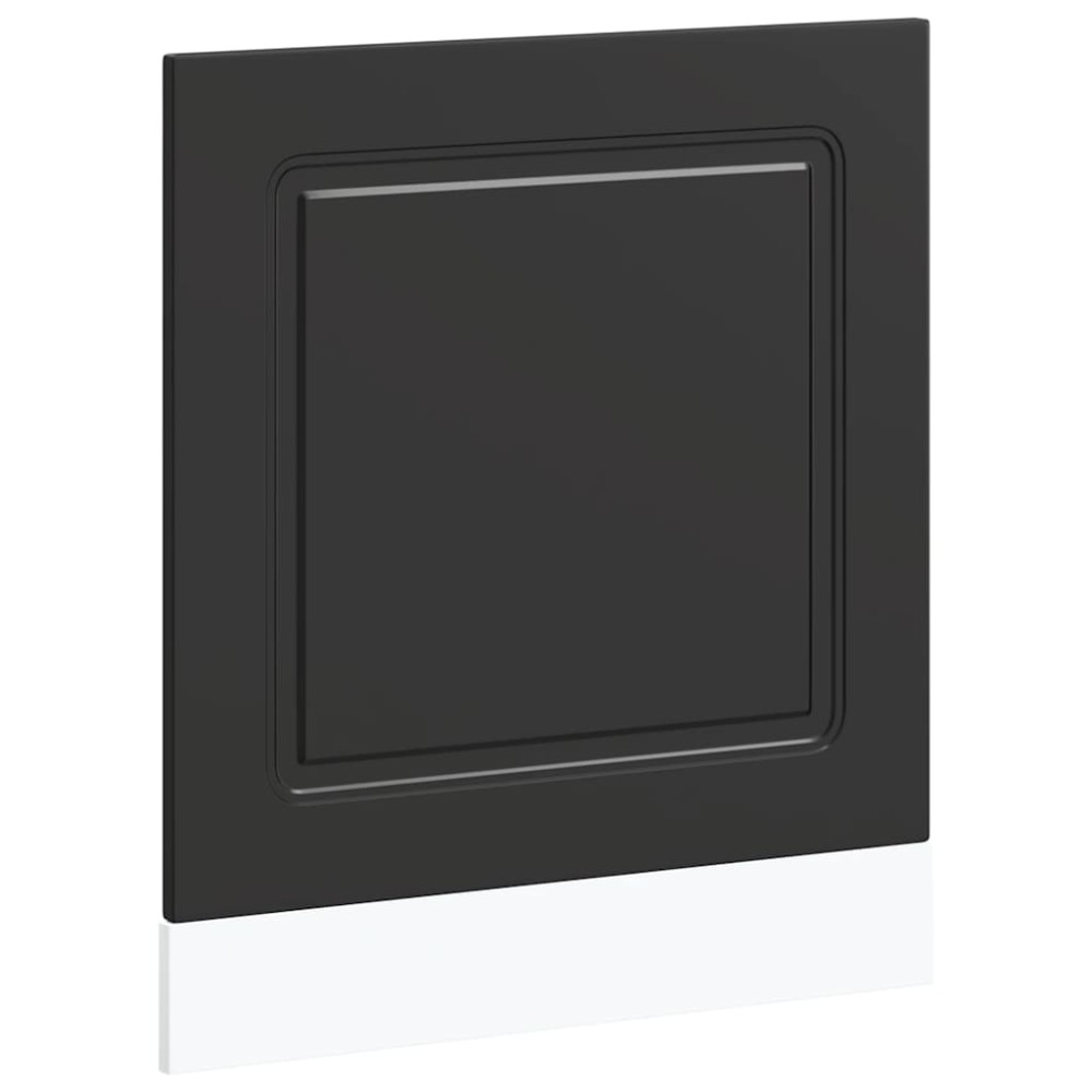 vidaXL Πίνακας πλυντηρίου πιάτων Kalmar Μαύρο 60x1,5x57 εκ.