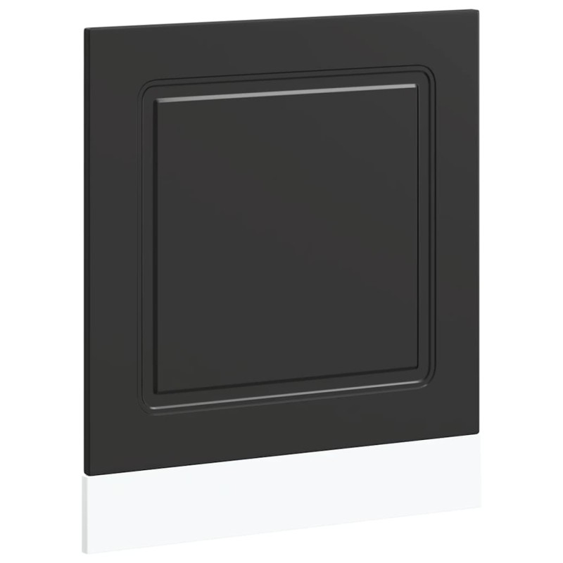 vidaXL Πίνακας πλυντηρίου πιάτων Kalmar Μαύρο 60x1,5x57 εκ.
