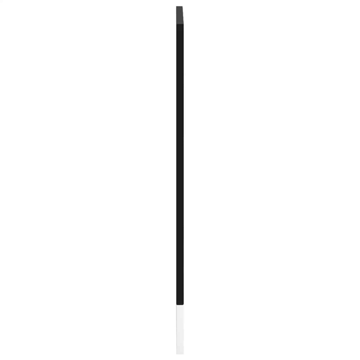 vidaXL Πίνακας πλυντηρίου πιάτων Kalmar Μαύρο 60x1,5x57 εκ.