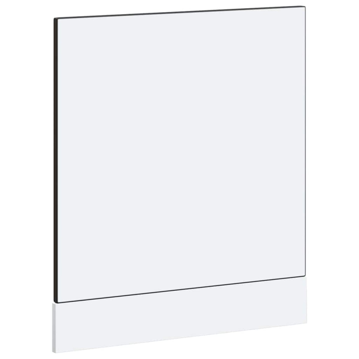 vidaXL Πίνακας πλυντηρίου πιάτων Kalmar Μαύρο 60x1,5x57 εκ.