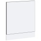 vidaXL Πίνακας πλυντηρίου πιάτων Kalmar Μαύρο 60x1,5x57 εκ.