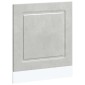 vidaXL Πίνακας πλυντηρίου πιάτων Kalmar Concrete Grey 60x1,5x57 εκ.