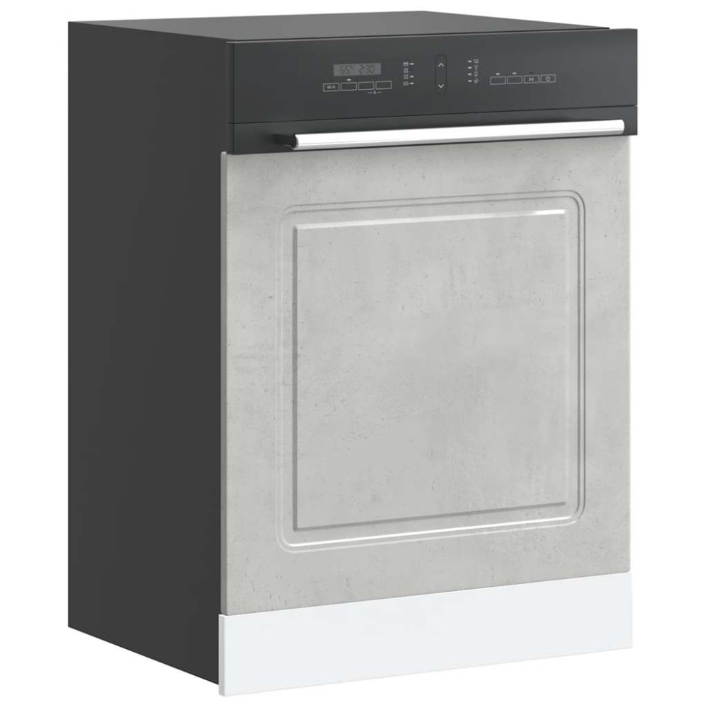 vidaXL Πίνακας πλυντηρίου πιάτων Kalmar Concrete Grey 60x1,5x57 εκ.