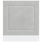 vidaXL Πίνακας πλυντηρίου πιάτων Kalmar Concrete Grey 60x1,5x57 εκ.