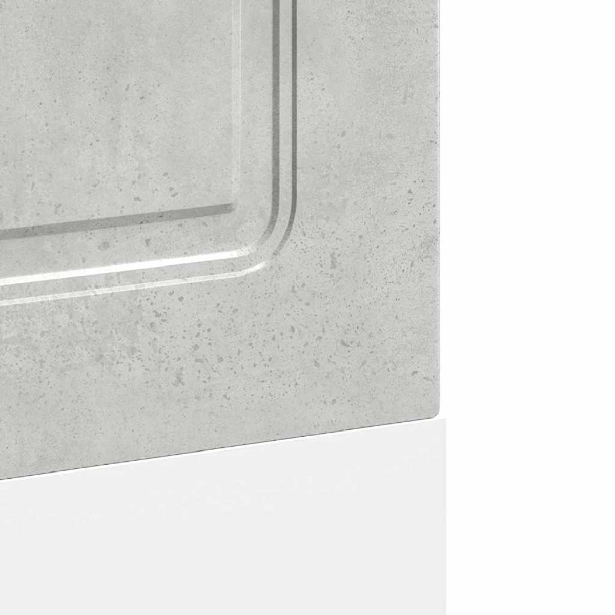 vidaXL Πίνακας πλυντηρίου πιάτων Kalmar Concrete Grey 60x1,5x57 εκ.