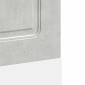 vidaXL Πίνακας πλυντηρίου πιάτων Kalmar Concrete Grey 60x1,5x57 εκ.