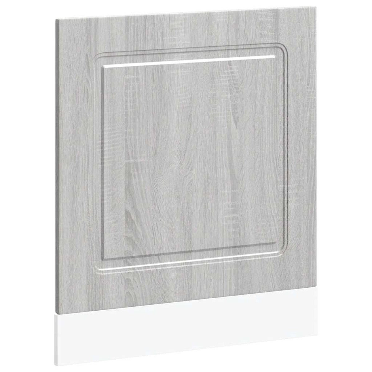 vidaXL Πίνακας πλυντηρίου πιάτων Kalmar Γκρι Sonoma 60x1,5x57 εκ.