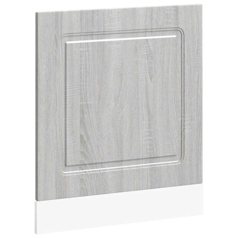 vidaXL Πίνακας πλυντηρίου πιάτων Kalmar Γκρι Sonoma 60x1,5x57 εκ.