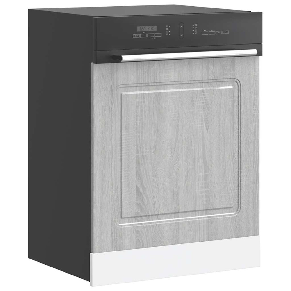 vidaXL Πίνακας πλυντηρίου πιάτων Kalmar Γκρι Sonoma 60x1,5x57 εκ.