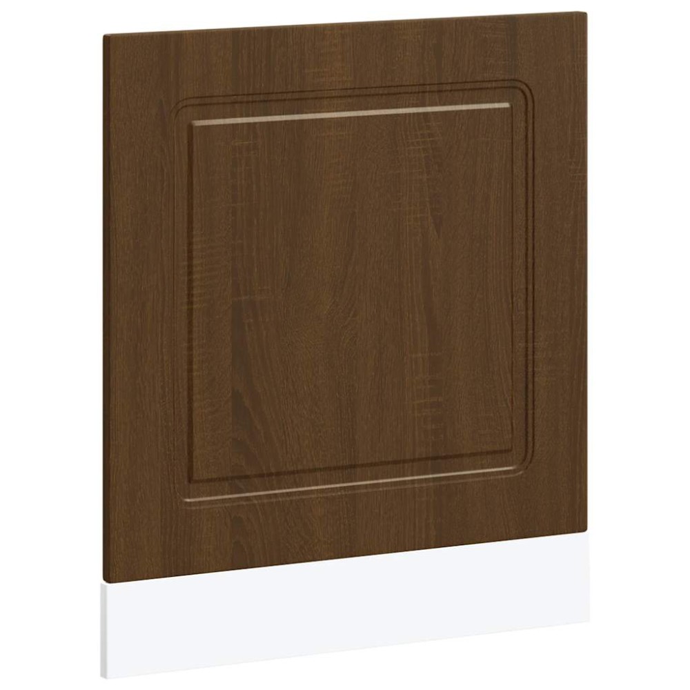 vidaXL Πίνακας πλυντηρίου πιάτων Kalmar Καφέ Δρυς 60x1,5x57 εκ.