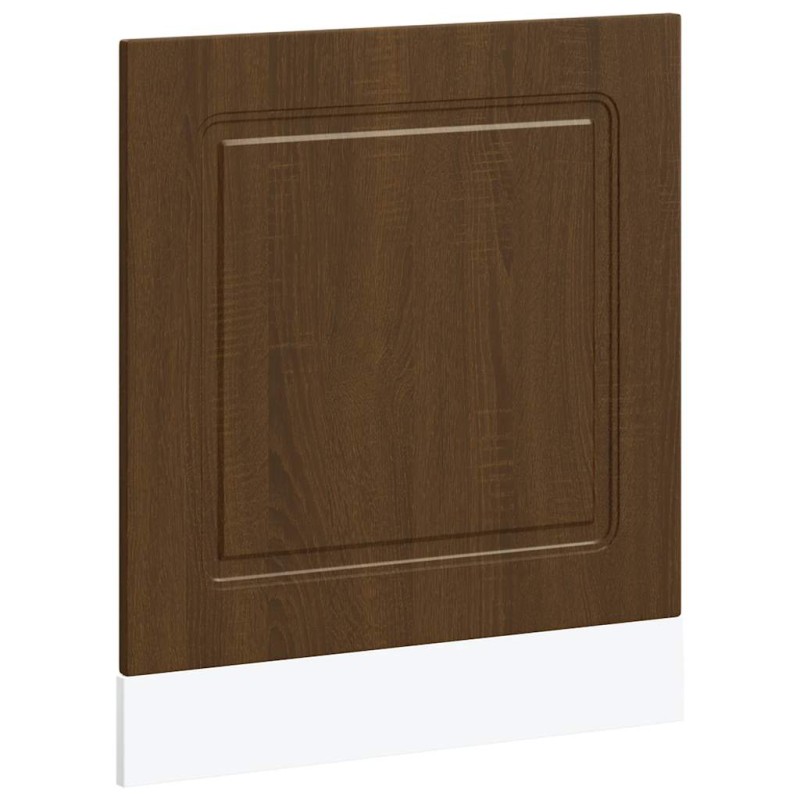 vidaXL Πίνακας πλυντηρίου πιάτων Kalmar Καφέ Δρυς 60x1,5x57 εκ.
