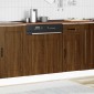 vidaXL Πίνακας πλυντηρίου πιάτων Kalmar Καφέ Δρυς 60x1,5x57 εκ.