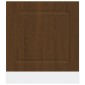 vidaXL Πίνακας πλυντηρίου πιάτων Kalmar Καφέ Δρυς 60x1,5x57 εκ.