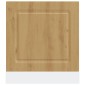 vidaXL Πίνακας πλυντηρίου πιάτων Kalmar Artisan Δρυς 60x1,5x57 εκ.