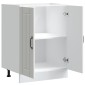vidaXL Ντουλάπι βάσης νεροχύτη "Lucca" High Gloss White