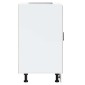 vidaXL Ντουλάπι βάσης νεροχύτη "Lucca" High Gloss White