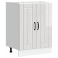 vidaXL Ντουλάπι βάσης νεροχύτη "Lucca" High Gloss White